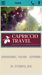 Mobile Screenshot of capricciotravel.com